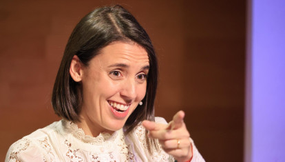 Politician Irene Montero  en el año 2024.