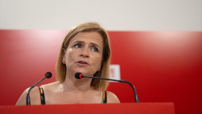 Imagen de archivo de Pilar Bernabé en un acto del PSPV-PSOE