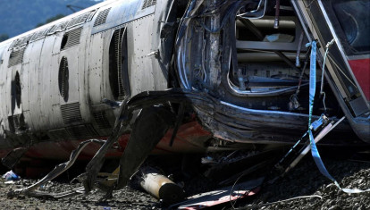 Tren de alta velocidad Iryo que descarriló y chocó con otro dos días antes, en Adamuz