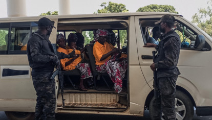 Cristianos liberados en la Casa de Gobierno de Kaduna