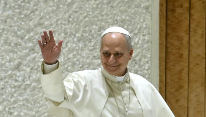 León XIV, en la audiencia semanal en El Vaticano