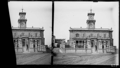 Entrada del hospital psiquiátrico de Sant Boi, en 1903