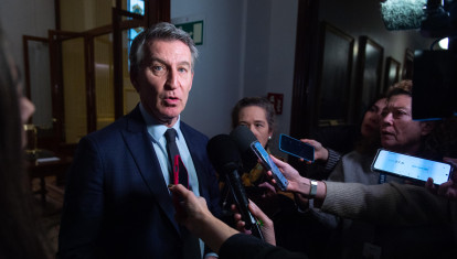 El presidente del Partido Popular, Alberto Núñez Feijóo