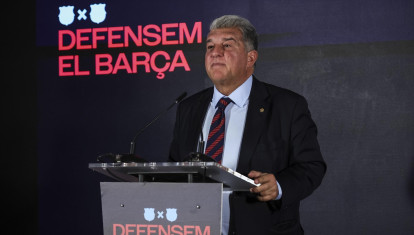 Joan Laporta presentó este martes su campaña electoral