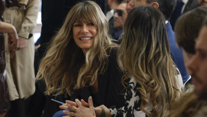 Begoña Gómez, mujer del presidente del Gobierno, a su llegada a un acto de homenaje al pueblo gitano