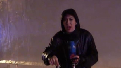 Jesús Cintora conectó en directo con la reportera del programa en una calle anegada por el agua