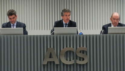 Juan Santamaría, consejero delegado de ACS, en la conferencia con analistas para presentar las cuentas de 2025