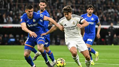 Gonzalo García, en el Real Madrid - Getafe