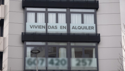 Anuncio de viviendas en alquiler, en Madrid