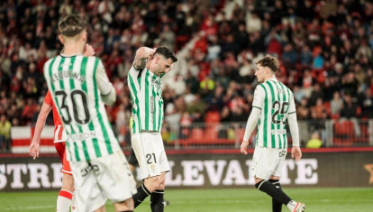 Albarrán se lamenta en un partido de Liga