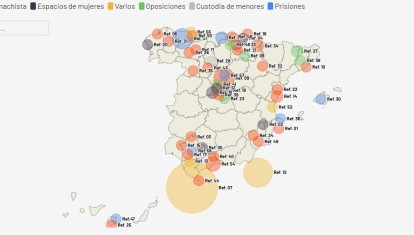 Mapa de alguno de los casos de España