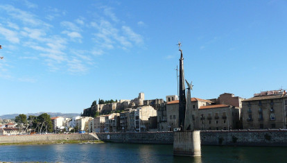 El monumento franquista de Tortosa, en una imagen de archivo