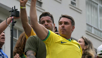 Flávio Bolsonaro, senador brasileño y candidato presidencial de las elecciones de 2026