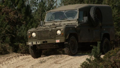 Imagen de uno de los míticos Land Rover del Ejército británico