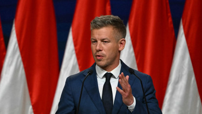 Peter Magyar, líder del partido húngaro Tisza y virtual nuevo primer ministro de Hungría