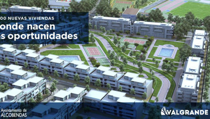 Render de cómo lucirá el gran proyecto urbanístico de Alcobendas, Los Carriles-Valgrande