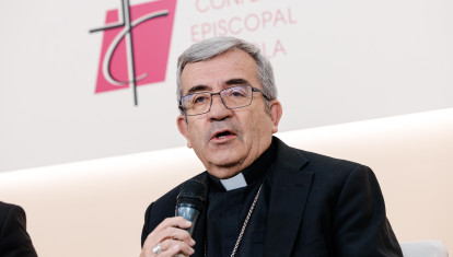 El presidente de la CEE y arzobispo de Valladolid, Monseñor Luis Argüello