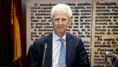 (Foto de ARCHIVO)
El vicepresidente de la Sociedad Estatal de Participaciones Industriales (SEPI), Bartolomé Lora Toro, comparece ante la Comisión de Investigación de las deficiencias y presuntas irregularidades en la gestión de la Sociedad Estatal de Participaciones Industriales (SEPI), a 15 de abril de 2026, en Madrid (España).
A. Pérez Meca / Europa Press
15/4/2026