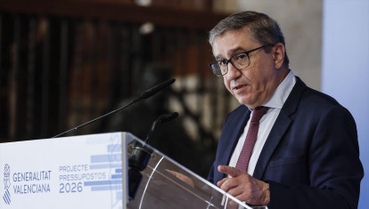 El conseller de Economía, Hacienda y Administración Pública de la Generalitat Valenciana, José Antonio Rovira Jover, durante la presentación del proyecto de Ley de Presupuestos