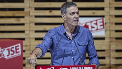 El secretario general del PSOE y presidente del Gobierno, Pedro Sánchez