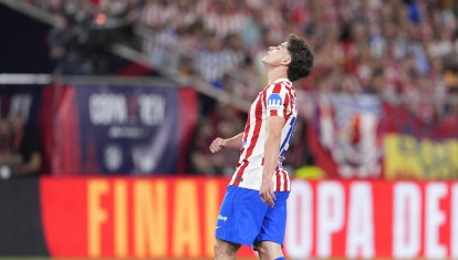 Julián Álvarez, en la final de Copa del Rey con el Atlético de Madrid