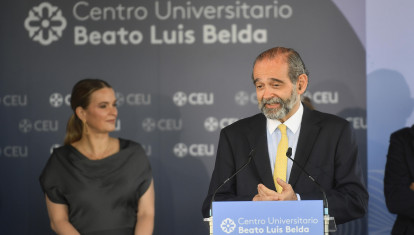 Alfonso Bullón de Mendoza durante su discurso este miércoles