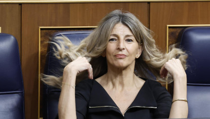 Yolanda Díaz, en el Congreso