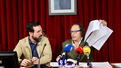 Los concejales populares de Lugo, durante la rueda de prensa
REMITIDA / HANDOUT por PP DE LUGO
Fotografía remitida a medios de comunicación exclusivamente para ilustrar la noticia a la que hace referencia la imagen, y citando la procedencia de la imagen en la firma
09/6/2026