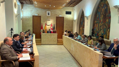 El alcalde de Salamanca preside el último Pleno municipal. De la Sota, primero por la derecha