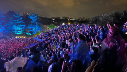 Espectadores en las Noches del Jardín Botánico