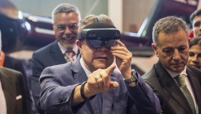 El presidente de Castilla-La Mancha, Emiliano García-Page, durante la inauguración del nuevo Airbus Digital Campus, a 17 de junio de 2026, en Albacete, Castilla-La Mancha (España). Airbus inaugura su nuevo Digital Campus, un centro dedicado a la formación y desarrollo de soluciones tecnológicas para el sector aeronáutico. El espacio refuerza la presencia industrial y de innovación de la compañía en Castilla-La Mancha.
Víctor Fernández / Europa Press
17/6/2026