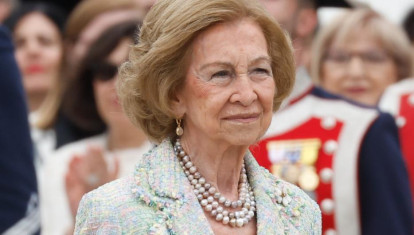 Doña Sofía, el pasado mes de abril en Madrid