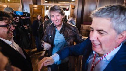 Carlos Martínez, secretario general del PSOECyL en la toma de posesión del nuevo alcalde de Soria, Javier Antón, imagen de archivo