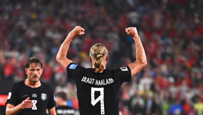 (Foto de ARCHIVO)
22 June 2026, US, East Rutherford: Norway's Erling Haaland celebrates scoring his side's third goal during the 2026 FIFA World Cup group I soccer match between Norway and Senegal at the New York New Jersey Stadium. Photo: Tom Weller/dpa - IMPORTANT NOTICE: DFL and DFB regulations prohibit any use of photographs as image sequences and/or quasi-video.
22/6/2026 ONLY FOR USE IN SPAIN