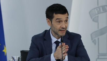 El ministro de Derechos Sociales y Agenda 2030 durante la rueda de prensa posterior al Consejo de Ministros