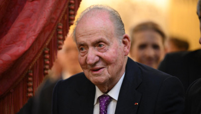 Don Juan Carlos, el pasado abril en París