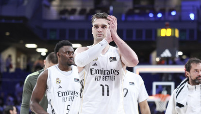 Mario Hezonja agradece el apoyo de la afición tras acabar la temporada con el Real Madrid