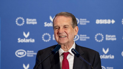 El alcalde de Vigo, Abel Caballero, durante un desayuno informativo de Nueva Economía Forum, en el Hotel Mandarin Oriental Ritz, a 7 de mayo de 2026, en Madrid (España).
A. Pérez Meca / Europa Press
07/5/2026