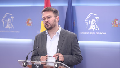 El portavoz adjunto de Sumar en el Congreso de los Diputados y miembro de Compromís, Alberto Ibáñez