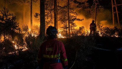 Incendio Forestal La Mierla (Guadalajara)
