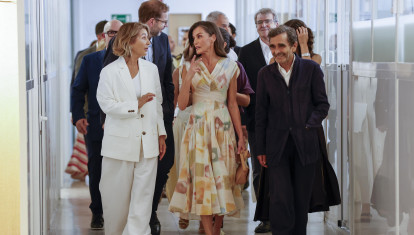 Spanish Queen Letizia attending 50 anniversary of Brand Adolfo Dominguez in San Cibrao das Viñas, Ourense on Friday, 24 July 2026.
