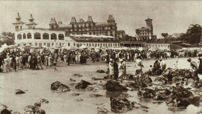Playa de El Sardinero en 1930