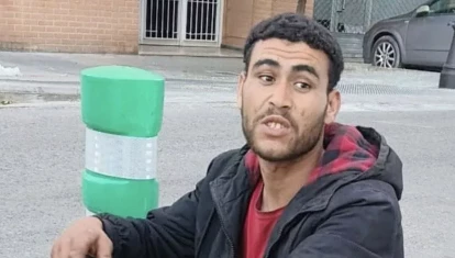 Imagen de Said L., el argelino irregular que apalizó a un hombre en Valencia.