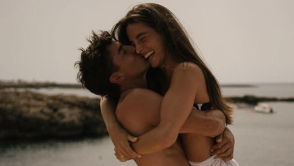 Marc Márquez y Gemma Pinto