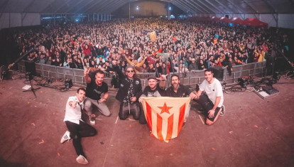 Imagen de archivo de un concierto del grupo Buhos.