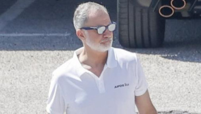Spanish King Felipe VI sailing on yacht Hispania in Mallorca on Monday, 03 August 2026.