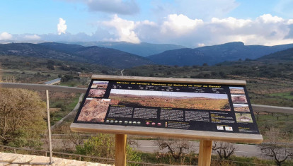 Imagen de uno de los miradores de la ruta del interior de Castellón