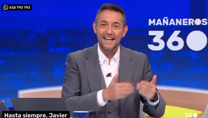 Javier Ruiz se ha despedido de los espectadores de Mañaneros 360