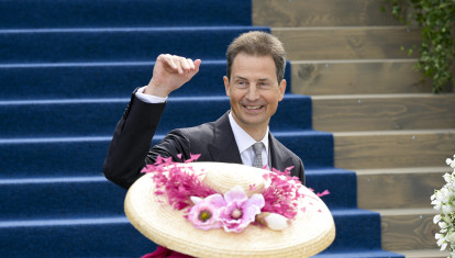 Luis de Liechtenstein during the wedding of Maria Carolina of Liechtenstein and Leopoldo Maduro Vollmer at the Vaduz Cathedral, Liechtenstein. August 30, 2025