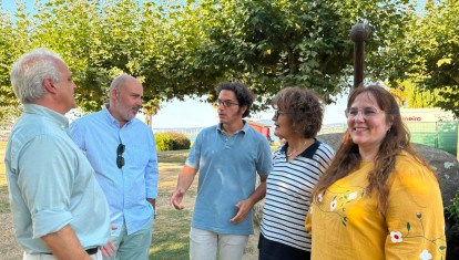 El diputado de Vox José María Figaredo, en Sada